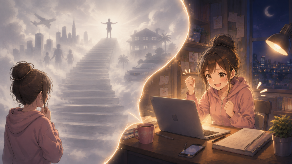 抽象的な未来ではなく具体的なベネフィットを描く
