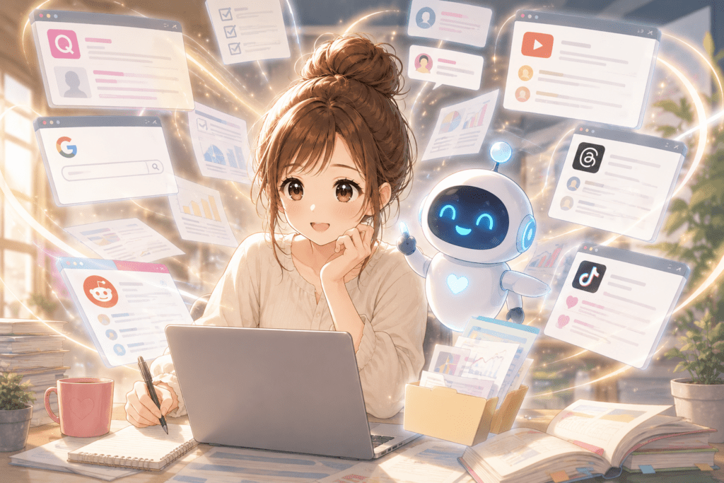 売れるテーマを探すThreads市場リサーチAI