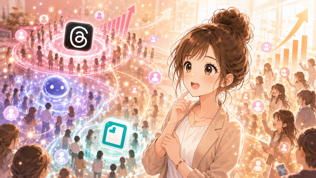 AI・Threads・noteに集まる多くの利用者