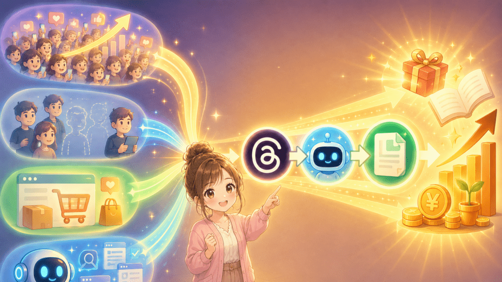 Threads・AI・noteで稼ぎやすい4つの条件