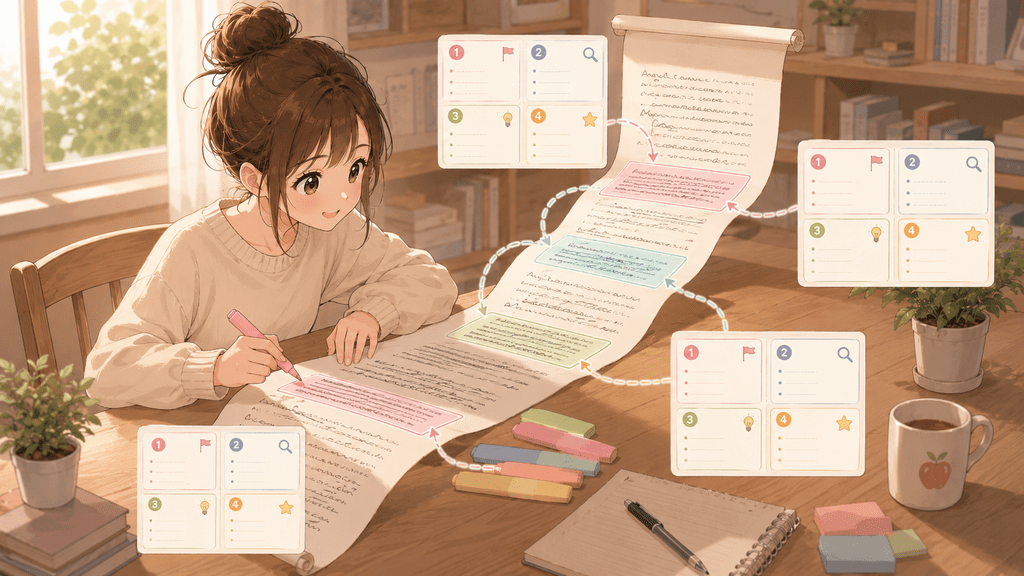 長いnote記事でH2ごとに小さくPREP法を使う考え方
