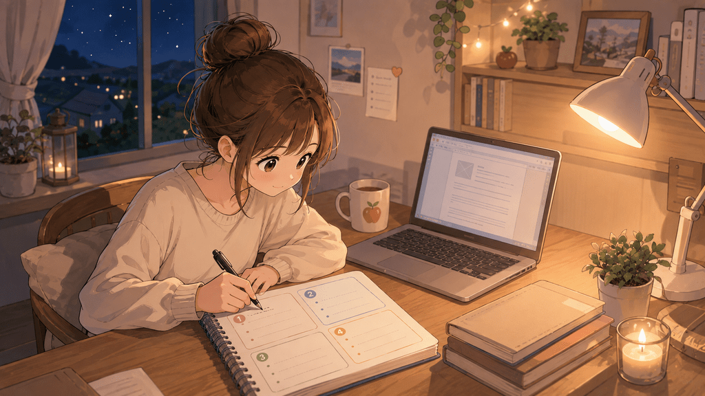 4つの質問に答えてPREP法を今夜から実践するイメージ