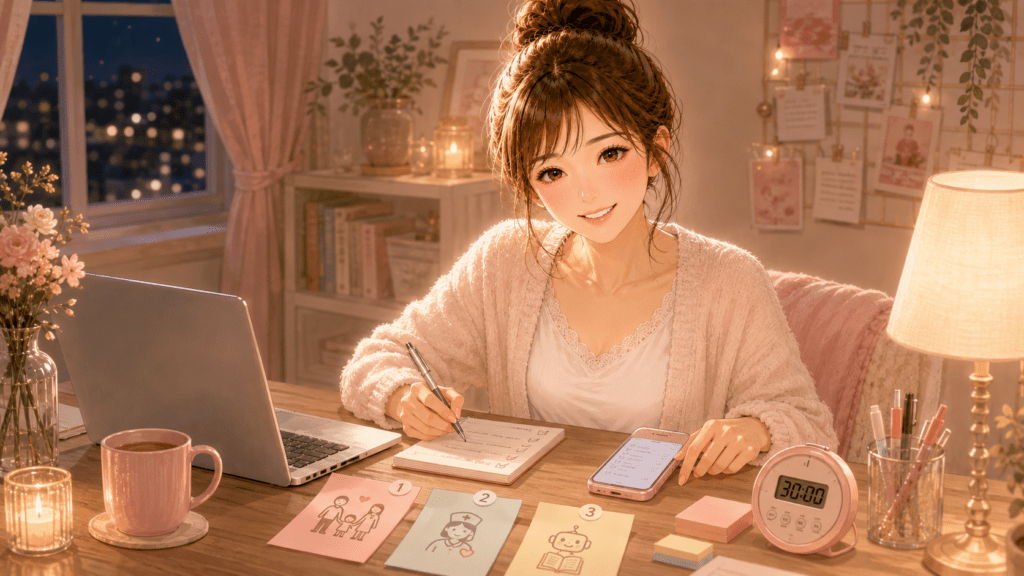今夜30分でできる最初の設計ワークのイメージ