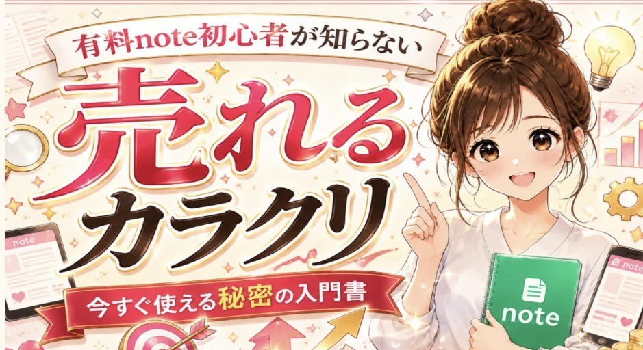 有料note初心者が売れるカラクリを学ぶ入門書
