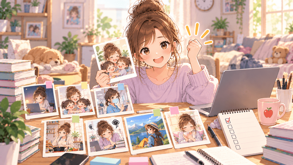 普通の毎日からストーリーネタを5個作る発掘シート