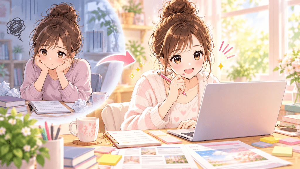 本音と理由のあとに行動と気づきをつなげる体験談の構成