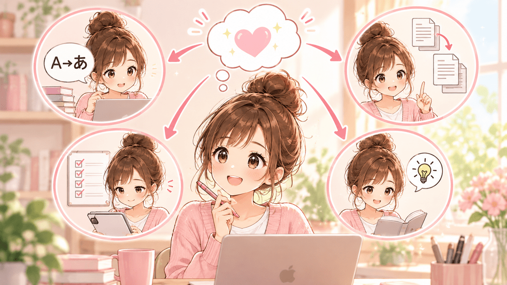 想いを書いたら「そのために何をしている?」と考える