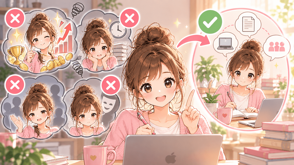 想いを行動で書くときに避けたい4つの失敗