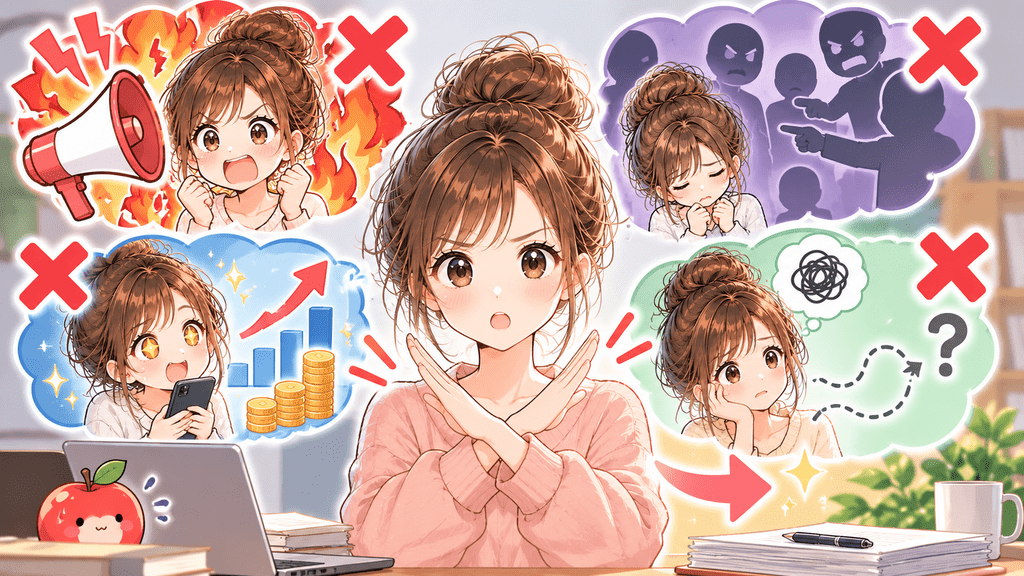 常識破壊がただの煽りになる4つの失敗例