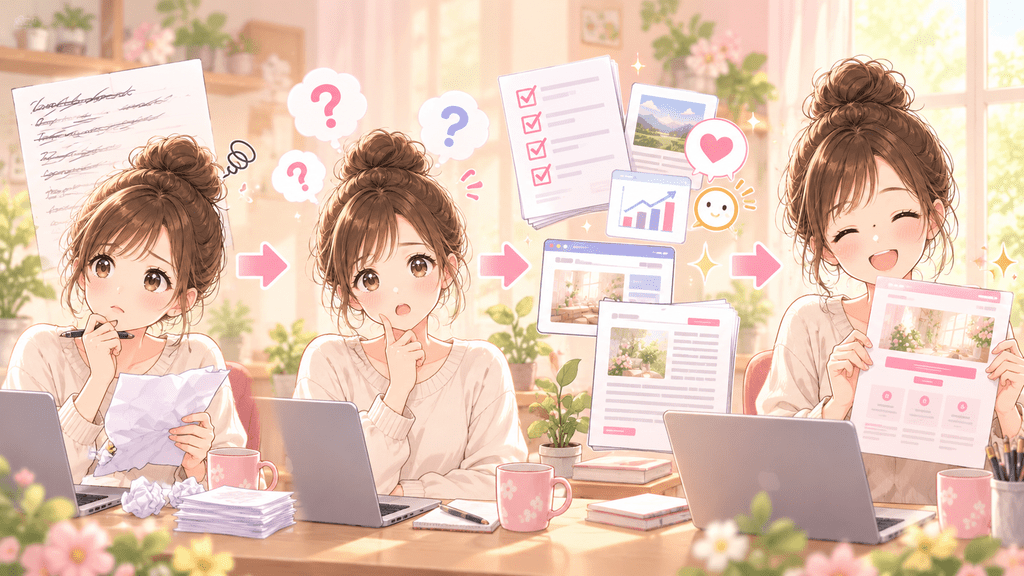 主張・読者の疑問・証拠を整理する方法