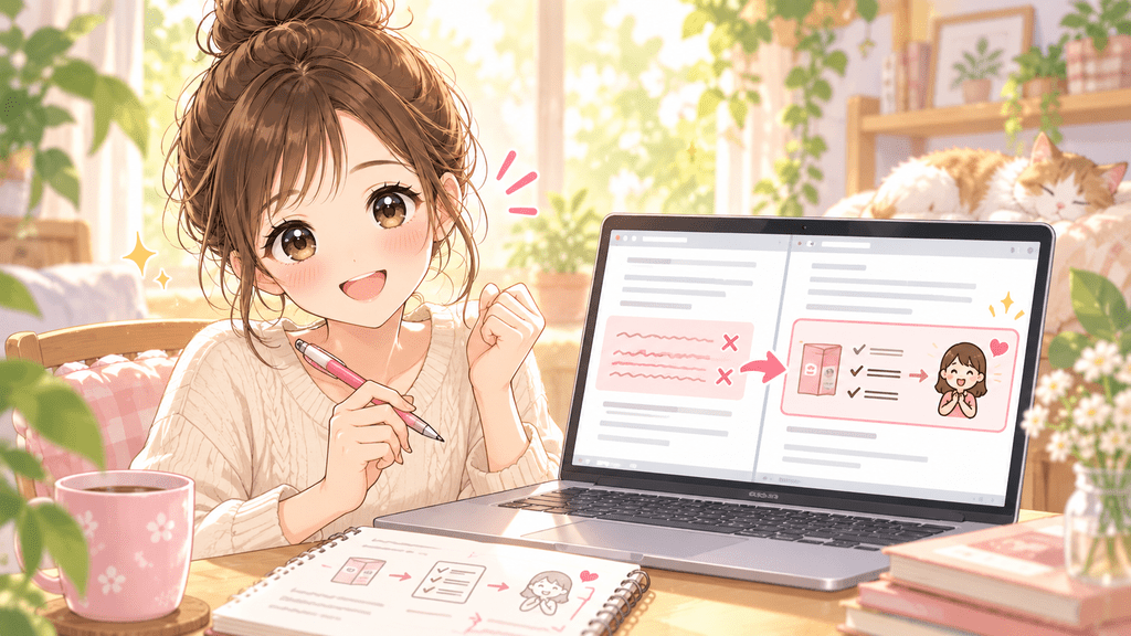 有料noteの販売文を6ステップで書き直す